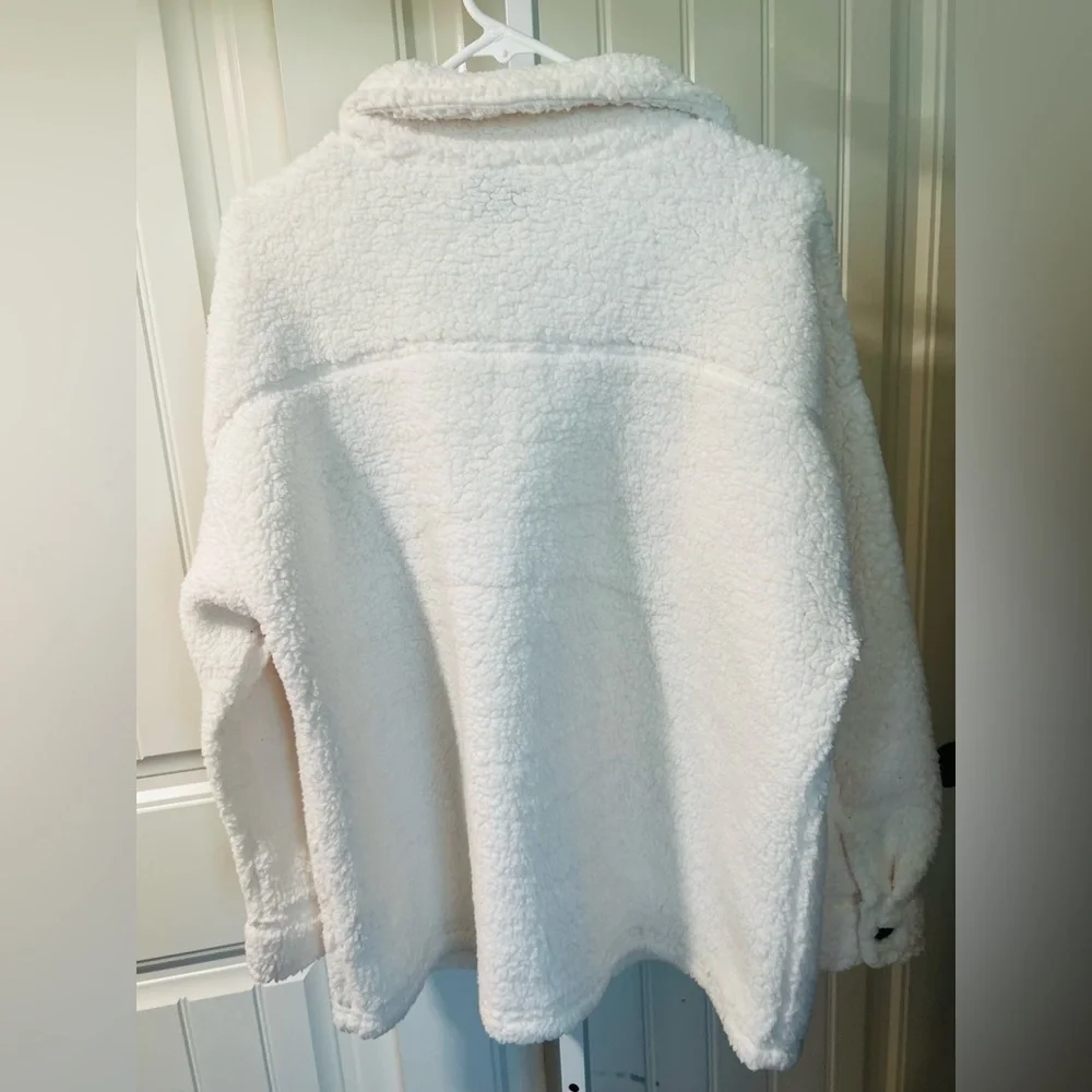 Women's Cream Teddy Jacket
